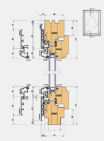 Rysunek techniczny profilu Linear